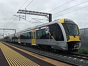 An AM class EMU at Puhinui