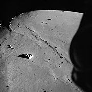 Dorsum Zirkel in Mare Imbrium, from Apollo 15