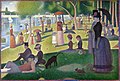 Calm painting A Sunday Afternoon on the Island of La Grande Jatte Georges Seurat
