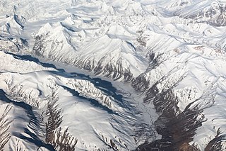 Aerial photograph of the Himalayas, Ladakh 02.jpg