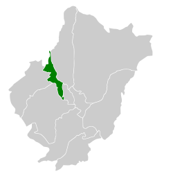 Location of Al Mandaq governorate in Al Bahah Region