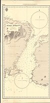 100px alas strait cropped from admiralty chart no 3706 alas strait and plans%2c published 1908%2c large corrections 1962