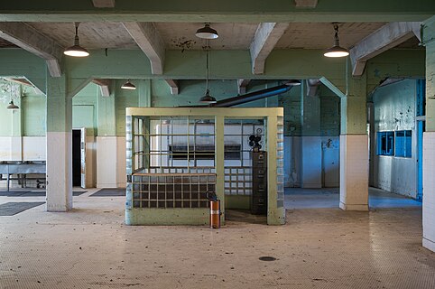 The kitchen at Alcatraz Federal Penitentiary