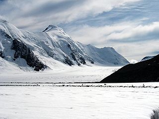 Aletschhorn mountain in Switzerland