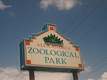 Alexandria, LA, Zoo Zeichen IMG 1164.JPG