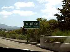 Alpine的景色