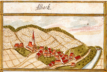 Altbach 1683/1685 im Kieserschen Forstlagerbuch