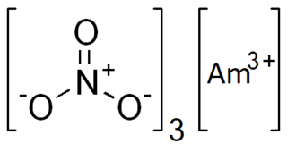 <span class="mw-page-title-main">Americium(III) nitrate</span> Chemical compound