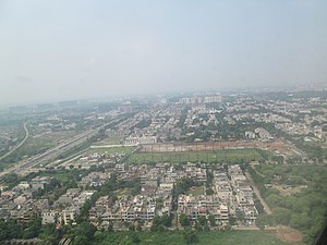 Uitzicht op Chandigarh