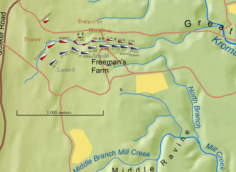 File:Array of Units on the Freeman's Farm Battlefield.png