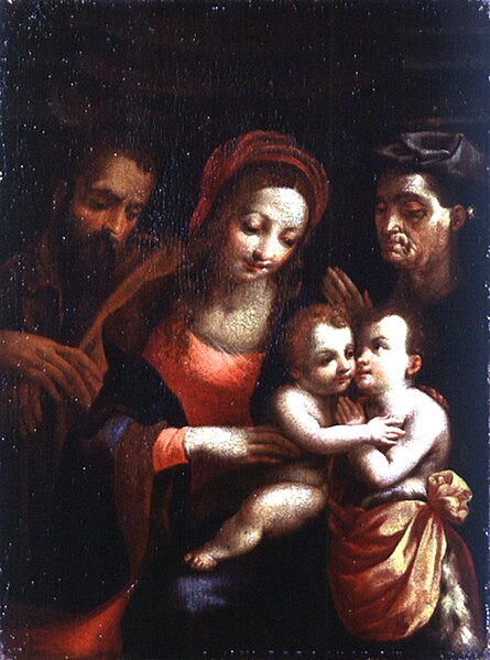 File:Artgate Fondazione Cariplo - Vanni Francesco, Sacra Famiglia con Santa Elisabetta e San Giovannino.jpg