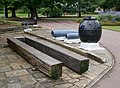 Artillery shells at the New Tavern Fort in Gravesend.