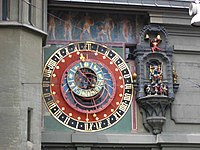 Astrolabische Turmuhr in Bern, 1405/1530: Astrolabiumsuhr