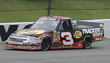 Dillon racing at Pocono Raceway in 2011 Austin Dillon Pocono 2011.jpg