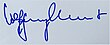 Signature de Wolfgang Clement