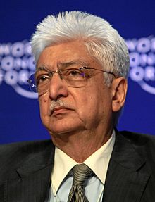 Azim Premji - Jaarvergadering van het Wereld Economisch Forum Davos 2009 (crop).jpg