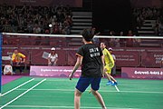 Deutsch: Badminton bei den Olympischen Jugendspielen 2018; Tag 4, 10. Oktober 2018; Viertelfinale Mädchen: Vu Thi Anh Thu (Vietnam) - Goh Jin Wei (Malaysia) 12-21, 9-21 26′ English: Badminton at the 2018 Summer Youth Olympics at 10 October 2018 – Girls Quarterfinal: Vu Thi Anh Thu (Vietnam) vs Goh Jin Wei (Malaysia) 12-21, 9-21 26′