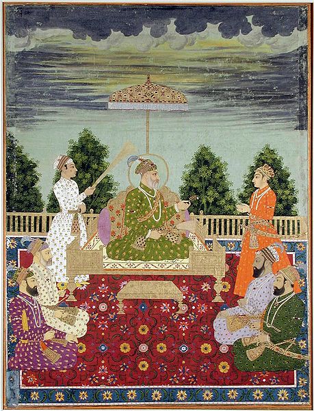 File:Bahadur Shah I with his sons handing a sarpech to a grandson, ca. 1710. San Diego Museum of Art.jpg