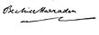 handtekening van Beatrice Harraden