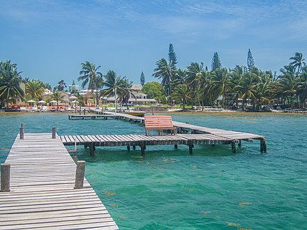 Pier in Caye Caulker