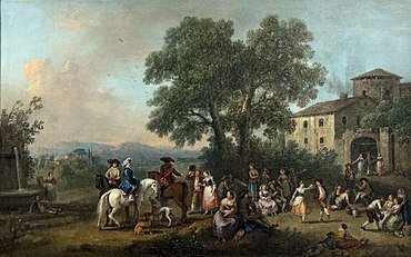 Garden party. After 1762. Fondation Bemberg, Toulouse.