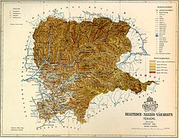 Comitato di Beszterce-Naszód – Mappa