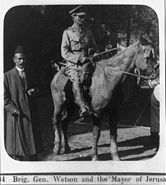 Big Gen Watson Mayor Jerusalem Dec 1917