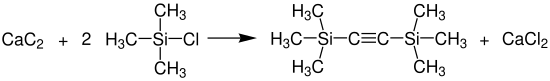 Synthesis of bis (trimethylsilyl) acetylene