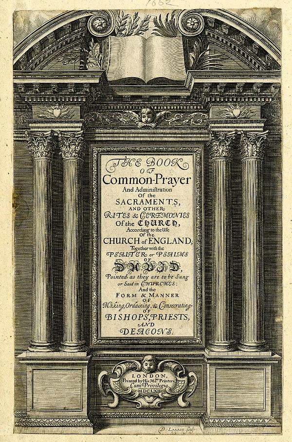 The 1662 Book of Common Prayer, which Davidson sought to update