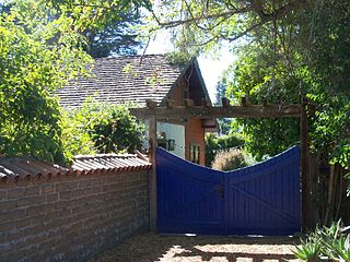 Branciforte Adobe historic house in Santa Cruz, California, USA