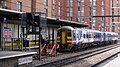 British Rail Class 158 for Castleford on platform 17 at Leeds railway station (5th July 2019) 001.jpg