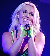 Spears performing in her Britney: Piece of Me residency in January 2014 BritneyPOM6 (cropped).jpg