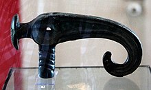 Bronze sceptre, Noua-Sabatinovka culture Bronz preistoric Chisinau mai 2014 -0060.jpg