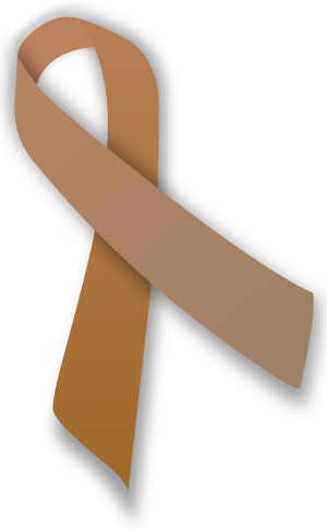 Brown ribbon.svg