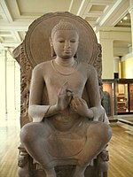 Buda de Sarnath, sieglos V-VI.