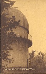 Thumbnail for File:Burrell Memorial Observatory, Baldwin- Wallace College, Berea, Ohio (13904394770).jpg