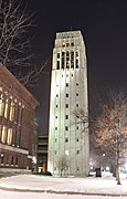Burton Memorial Tower at Night, University of Michigan, 230 S. Ingalls St., Ann Arbor - panoramio.jpg