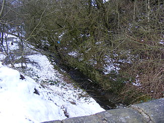 Butterworth Hall Brook down from Claylands Head