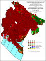 Etnički sastav Crne Gore po naseljima 1981. godine