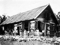 Ambachtschule in Langgur während der Kolonialzeit