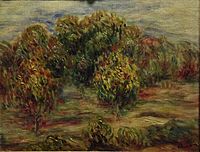 Pierre-Auguste Renoir, Cagnes Landscape, 1910