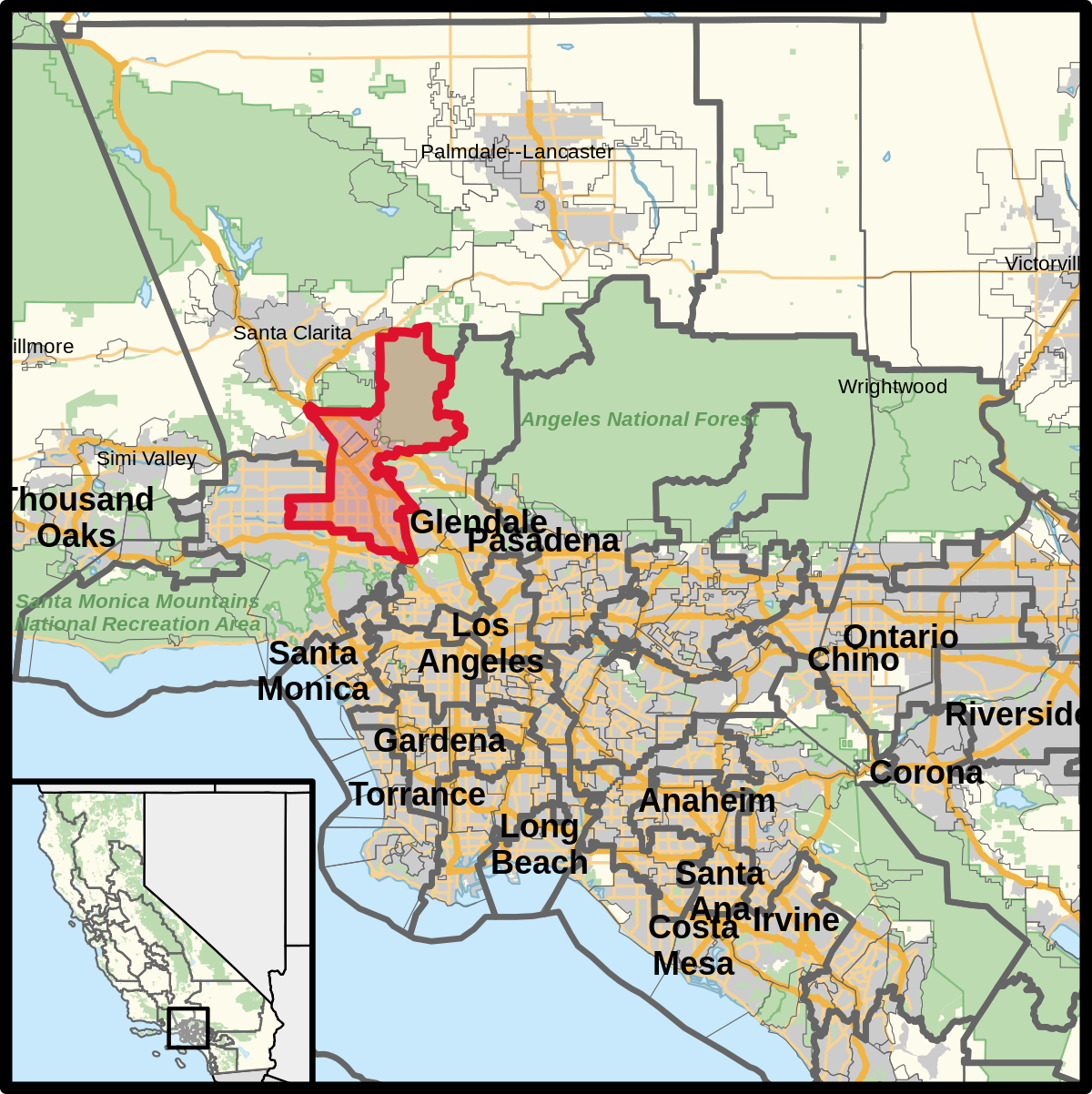 California's 27th senatorial district - Wikipedia