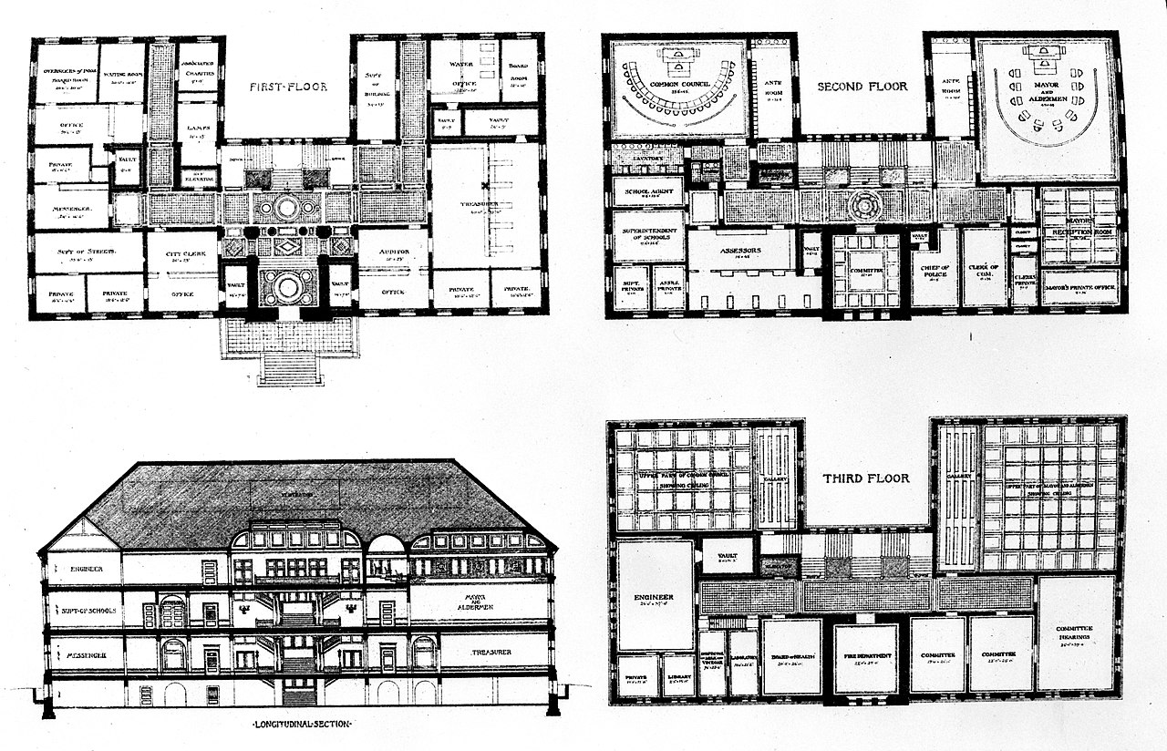 File Cambridge Massachusetts City Hall Elevation and 