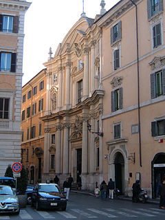 Santissima Trinità a Via Condotti Church in Rome, Italy