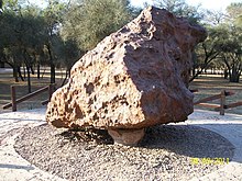 Campo del Cielo meteorit, El Chaco fragmen, S.jpg