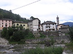 Skyline of Cassiglio