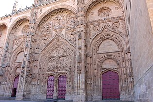 Fachada de la Catedral Nueva de Salamanca (1520-1535), de Juan de Álava