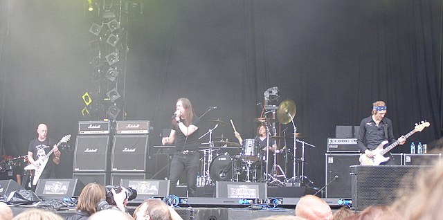 Cathedral performing at the Wacken Open Air festival in 2009