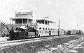 Locomotiva a vapore nella stazione di Tripoli nel 1920.