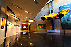 Museum entrance to the Chaparral display ChaparralCarMuseum.jpg